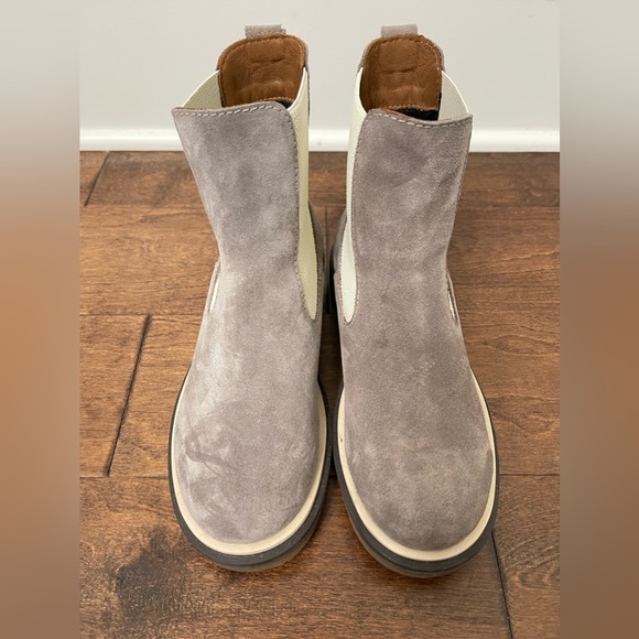 Bueno Free People Wanda Chelsea Taupe Suede Ankle Boots Size 36 (6) - Picture 5 of 10